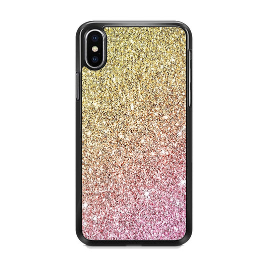 Sparkle Ride to Gold iPhone XS Case