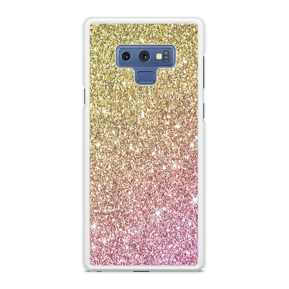 Sparkle Ride to Gold Samsung Galaxy Note 9 Case