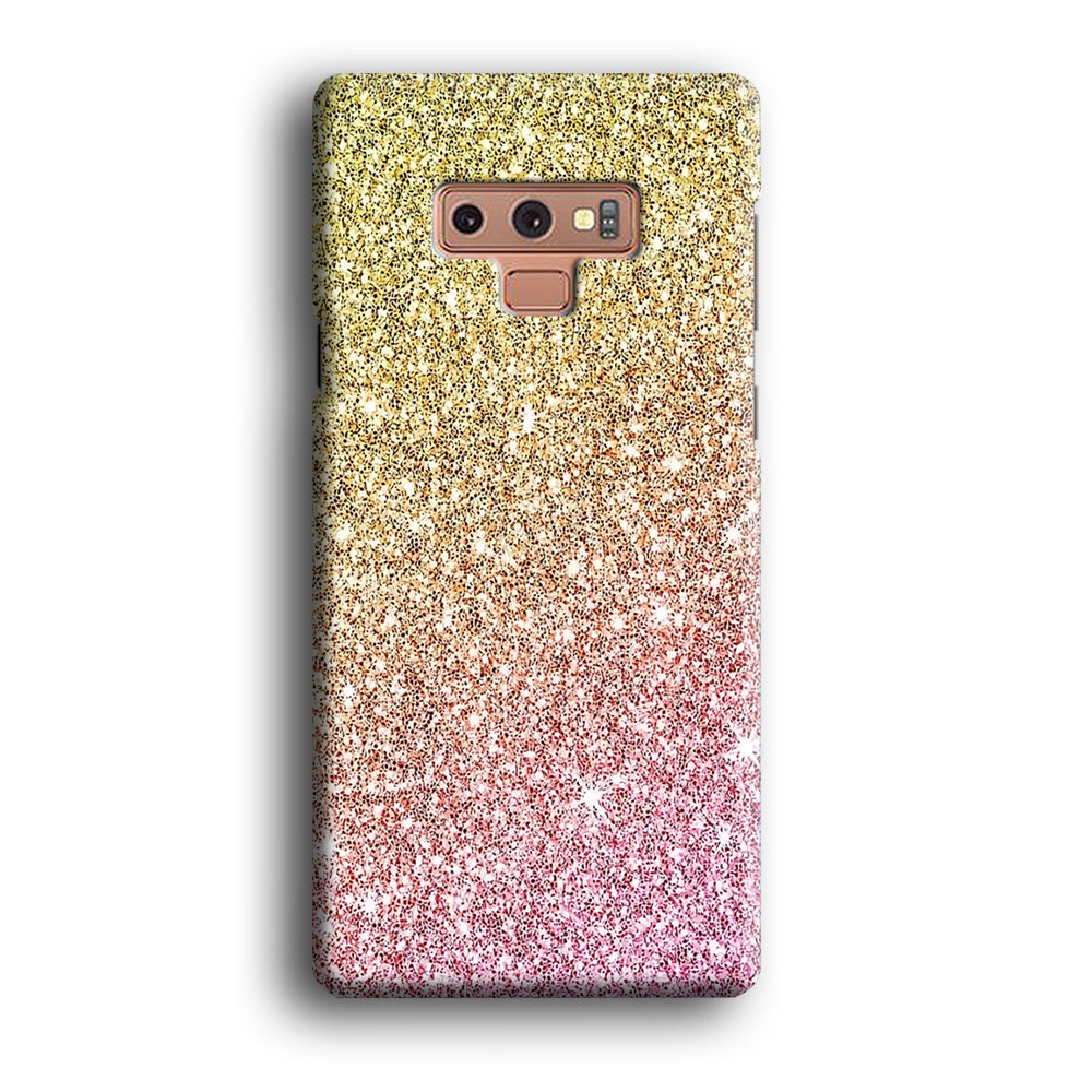 Sparkle Ride to Gold Samsung Galaxy Note 9 Case