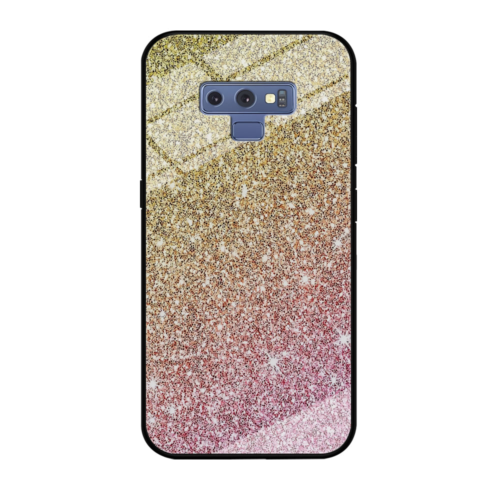 Sparkle Ride to Gold Samsung Galaxy Note 9 Case