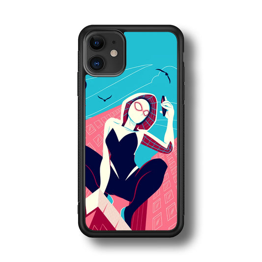 Spider Gwen Call The Comrade iPhone 11 Case