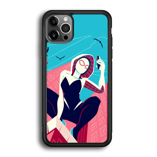 Spider Gwen Call The Comrade iPhone 12 Pro Max Case