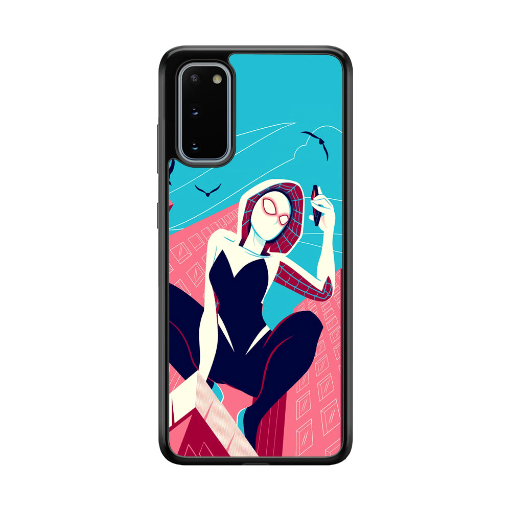 Spider Gwen Call The Comrade Samsung Galaxy S20 Case