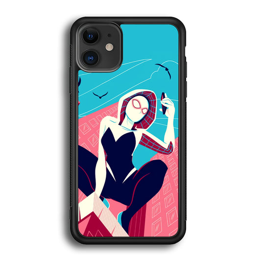 Spider Gwen Call The Comrade iPhone 12 Case