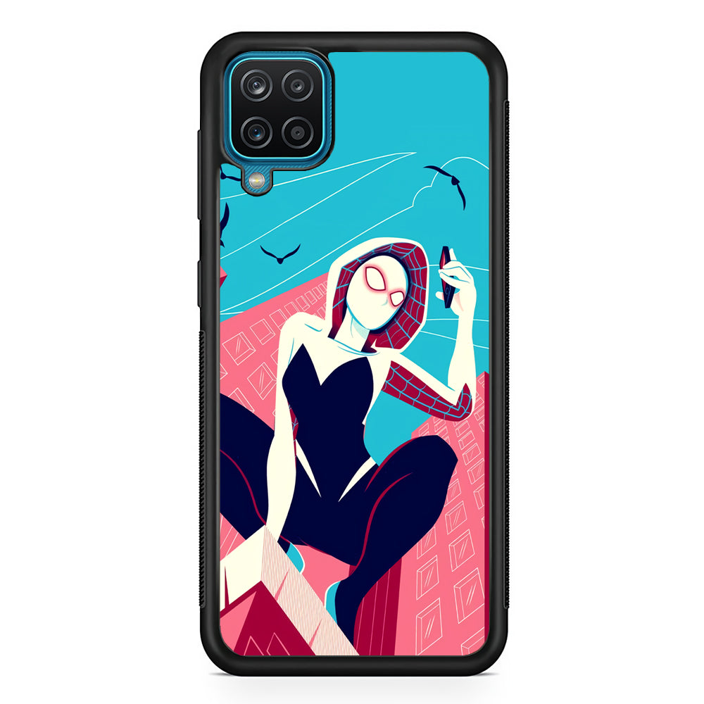 Spider Gwen Call The Comrade Samsung Galaxy A12 Case