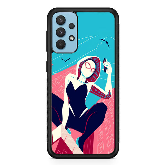 Spider Gwen Call The Comrade Samsung Galaxy A32 Case