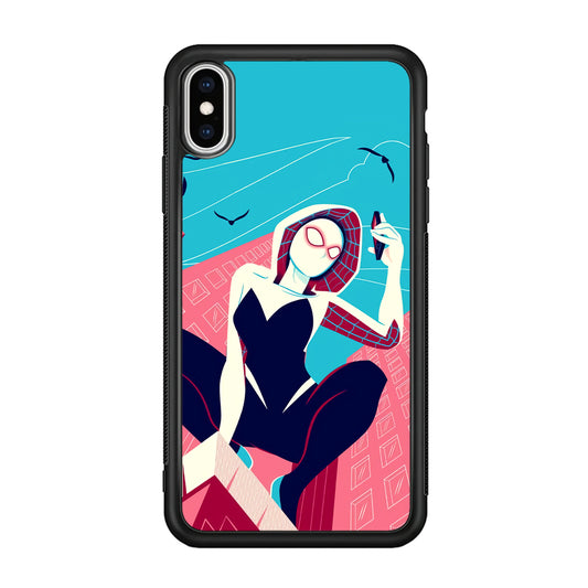 Spider Gwen Call The Comrade iPhone XS MAX Case