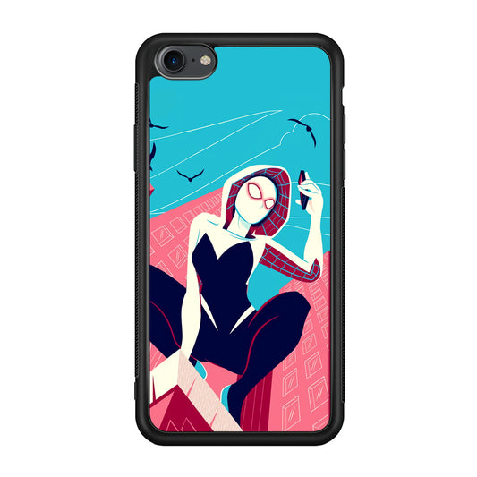 Spider Gwen Call The Comrade iPhone 8 Case