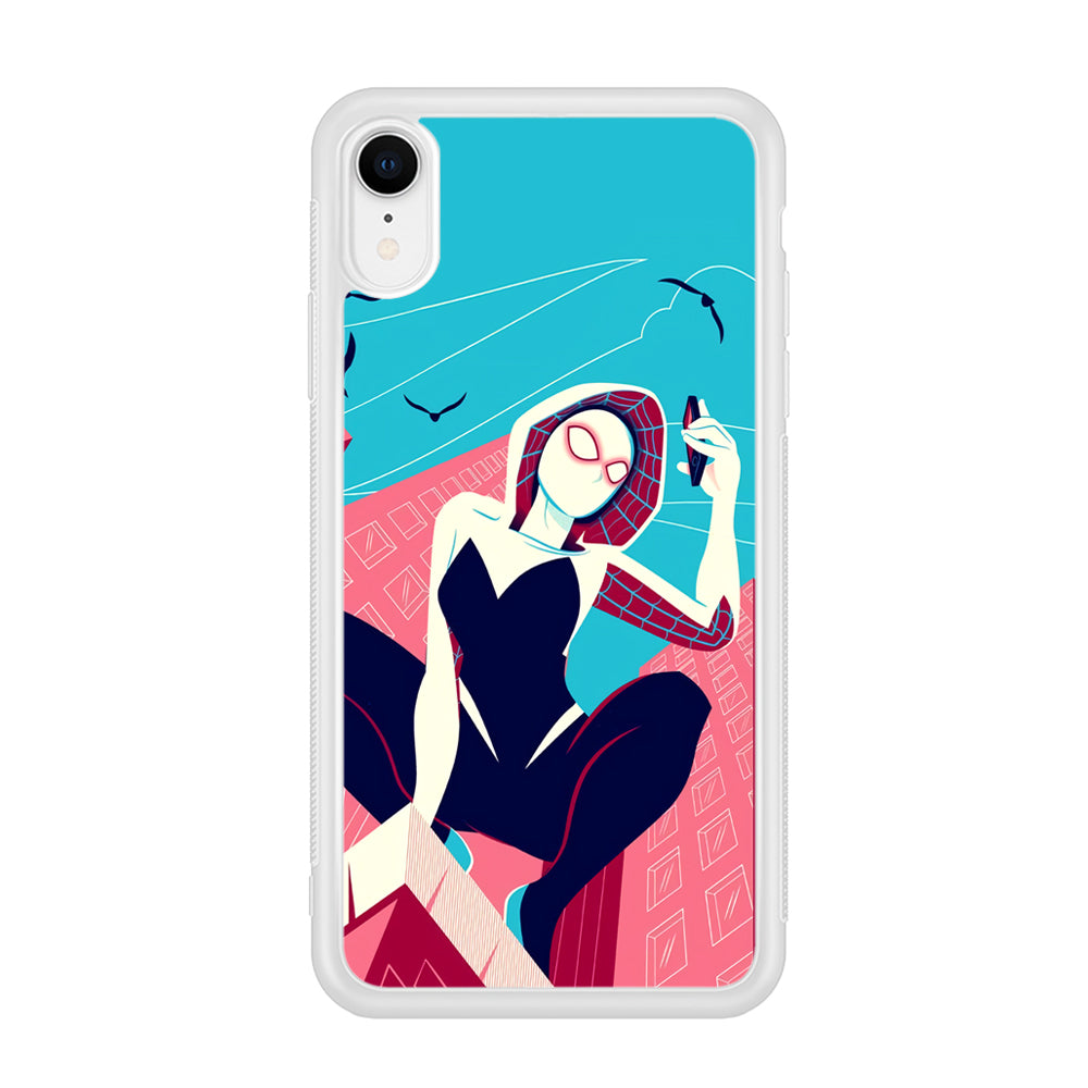 Spider Gwen Call The Comrade iPhone XR Case