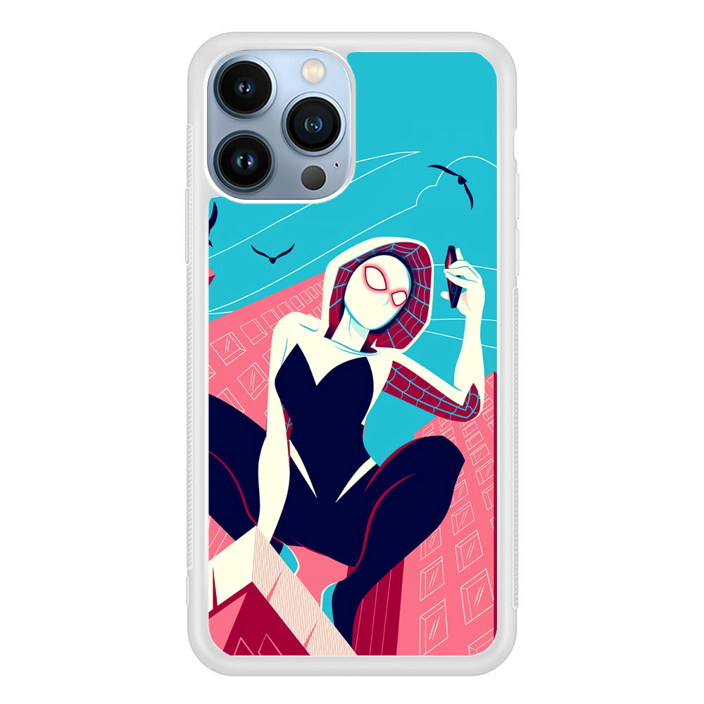 Spider Gwen Call The Comrade iPhone 13 Pro Max Case