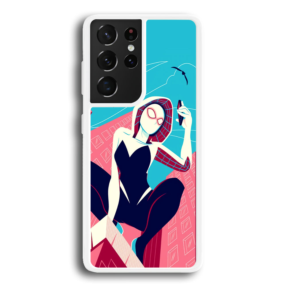 Spider Gwen Call The Comrade Samsung Galaxy S21 Ultra Case