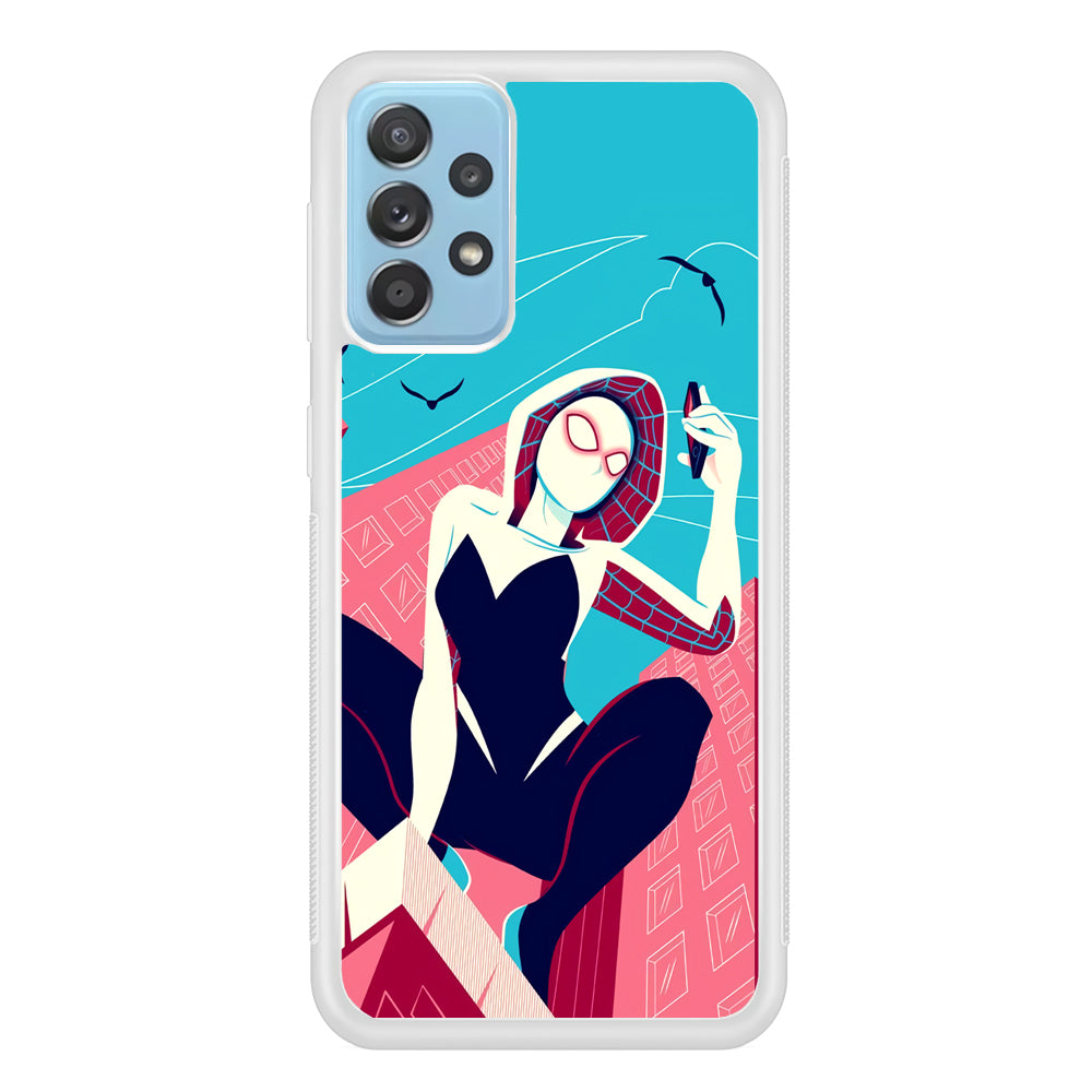 Spider Gwen Call The Comrade Samsung Galaxy A52 Case