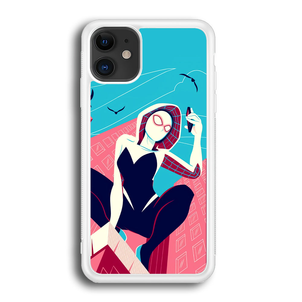 Spider Gwen Call The Comrade iPhone 12 Case