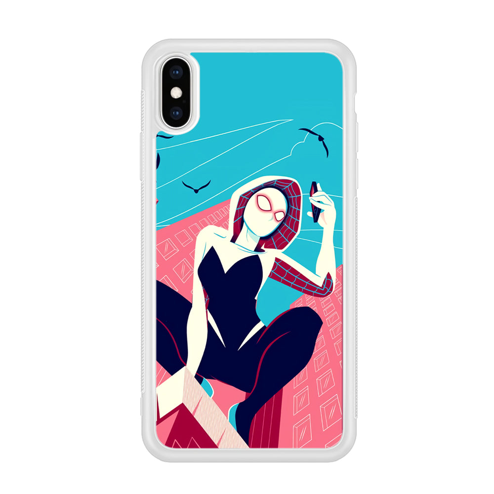 Spider Gwen Call The Comrade iPhone X Case