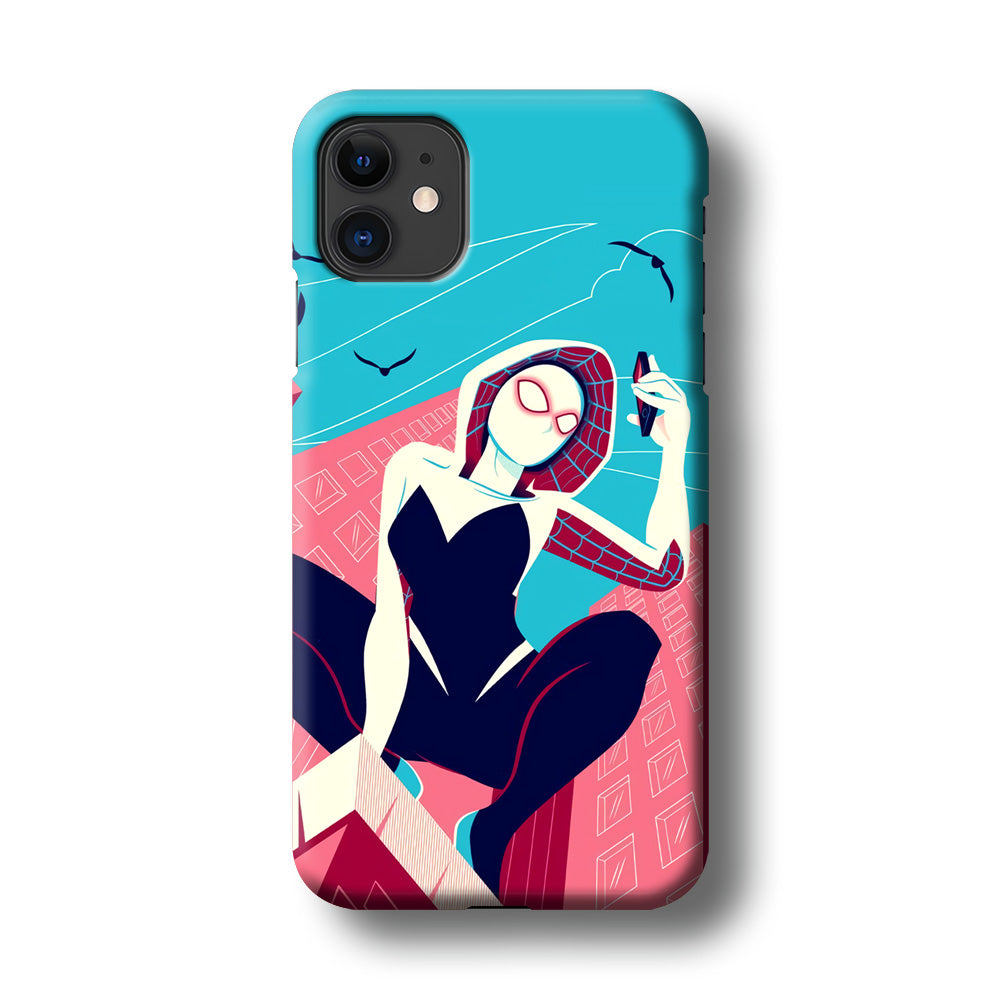 Spider Gwen Call The Comrade iPhone 11 Case
