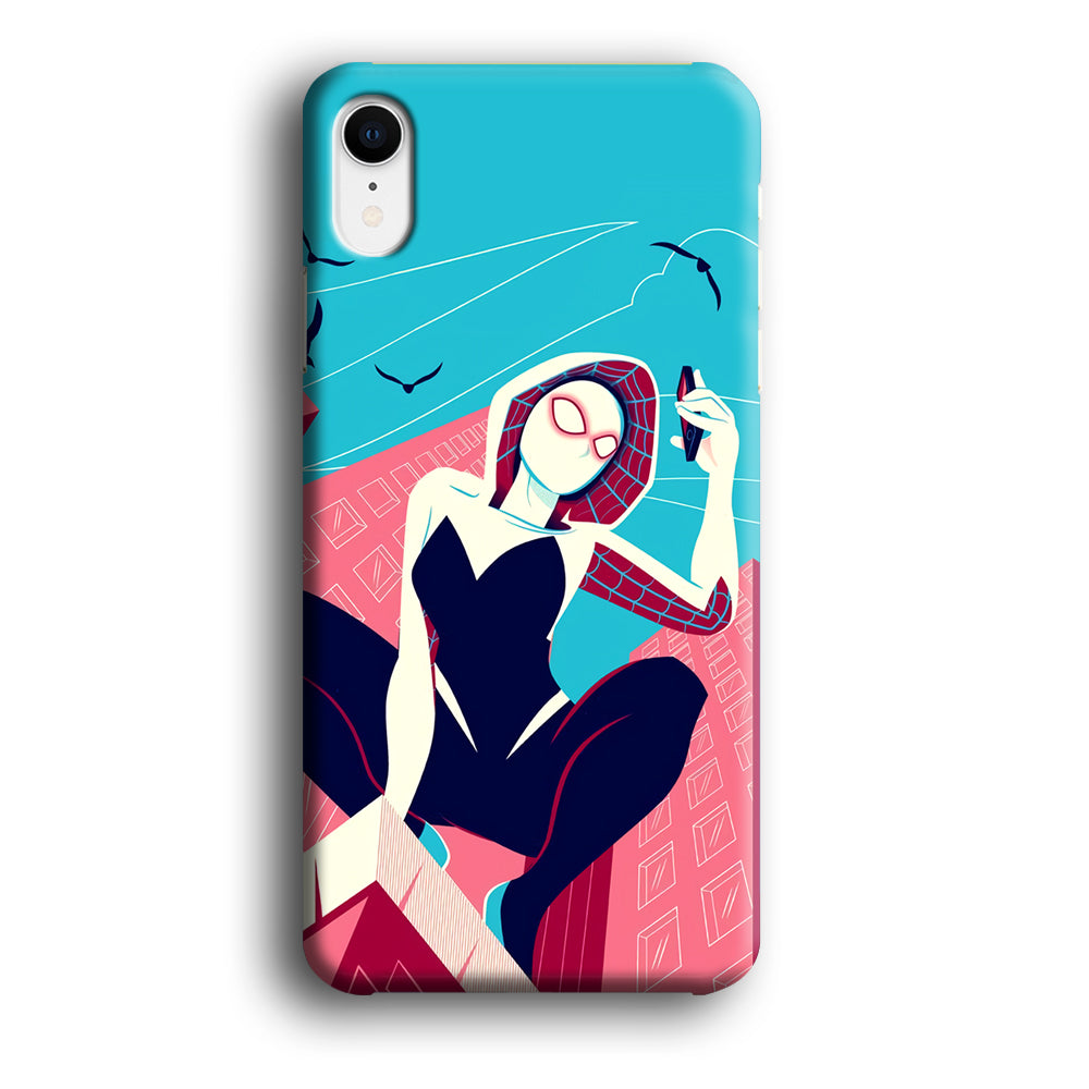 Spider Gwen Call The Comrade iPhone XR Case