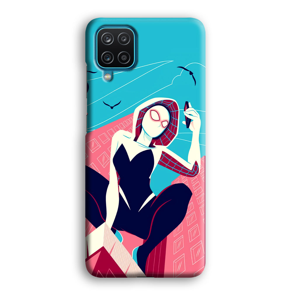 Spider Gwen Call The Comrade Samsung Galaxy A12 Case