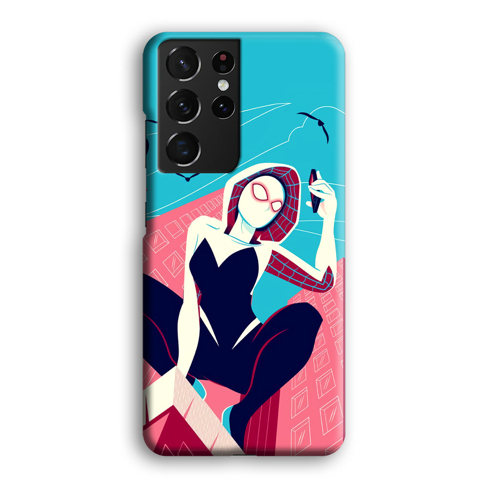 Spider Gwen Call The Comrade Samsung Galaxy S21 Ultra Case