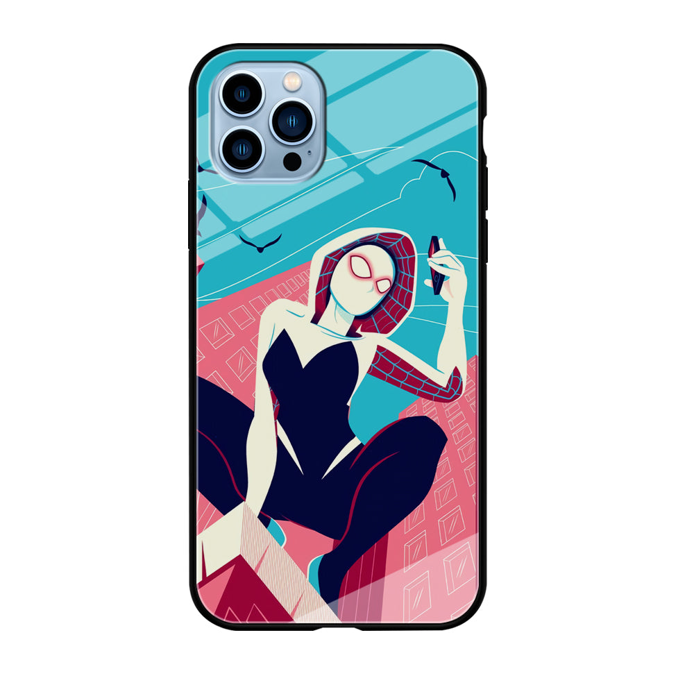 Spider Gwen Call The Comrade iPhone 12 Pro Case