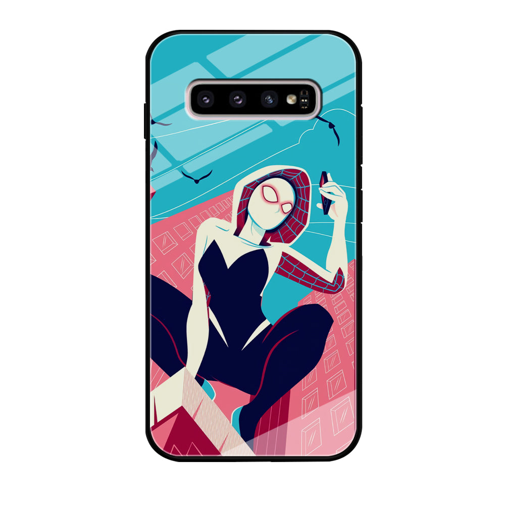 Spider Gwen Call The Comrade Samsung Galaxy S10 Case