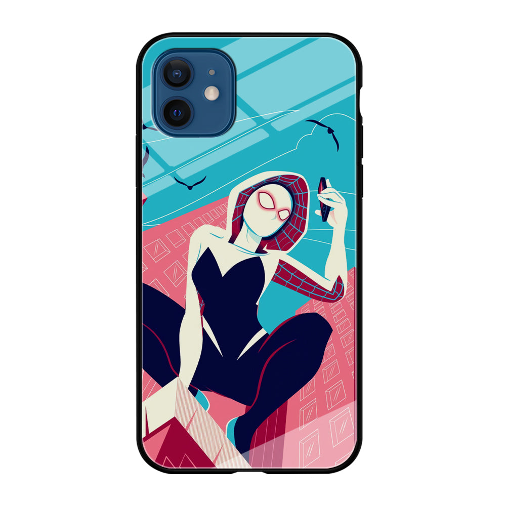 Spider Gwen Call The Comrade iPhone 12 Case