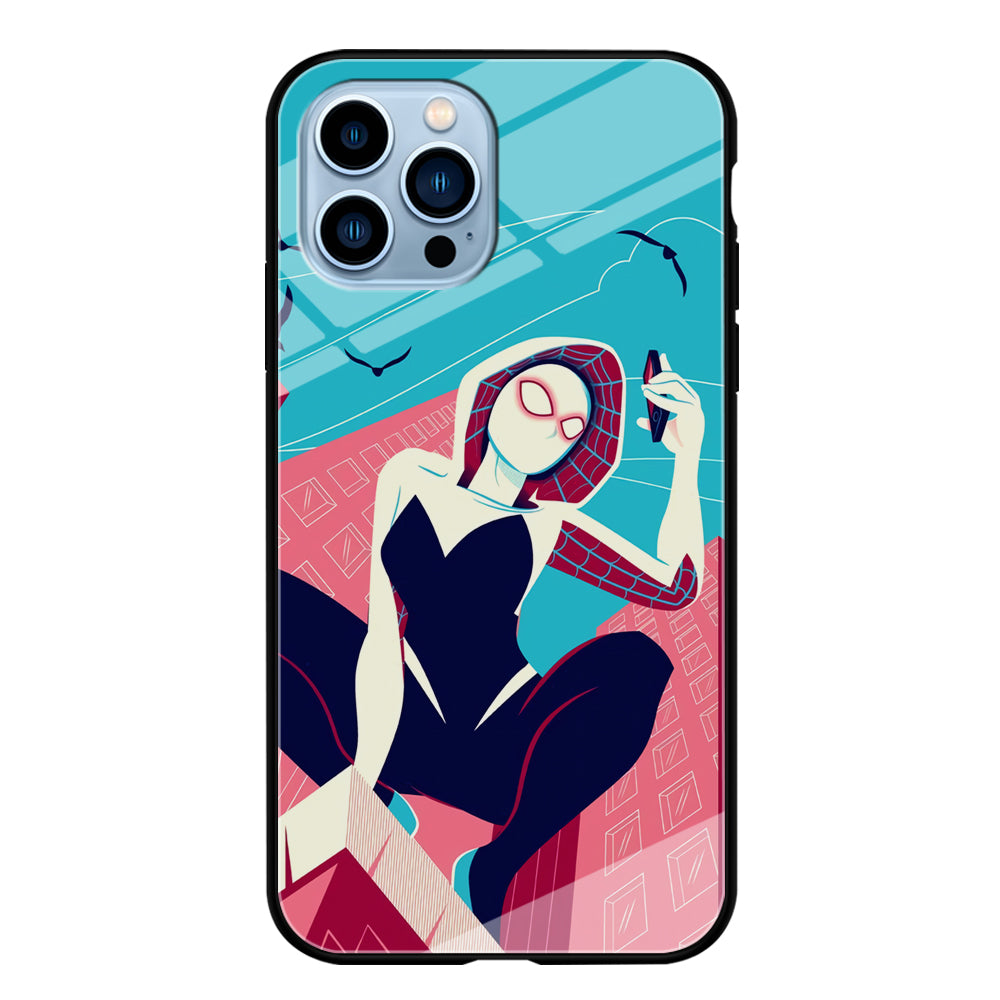 Spider Gwen Call The Comrade iPhone 13 Pro Max Case