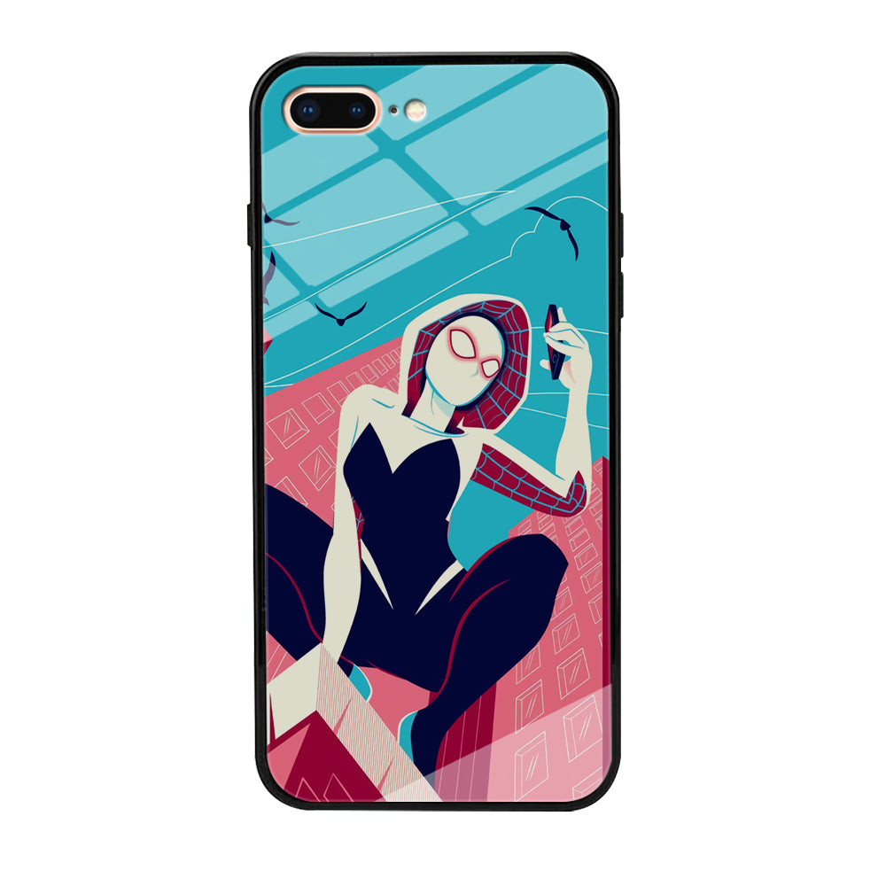 Spider Gwen Call The Comrade iPhone 8 Plus Case