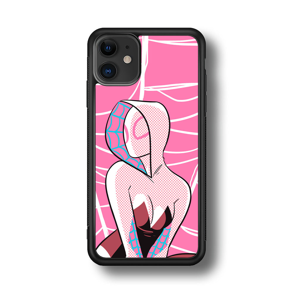 Spider Gwen Pink Theme iPhone 11 Case