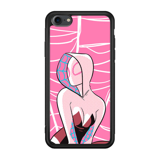 Spider Gwen Pink Theme iPhone 8 Case