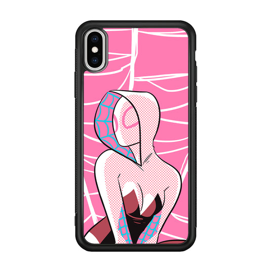 Spider Gwen Pink Theme iPhone X Case