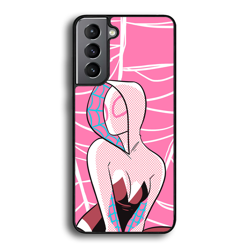 Spider Gwen Pink Theme Samsung Galaxy S21 Plus Case - Carneyforia