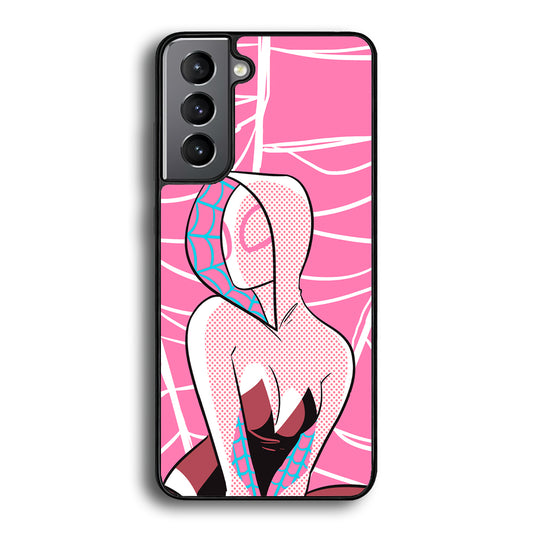 Spider Gwen Pink Theme Samsung Galaxy S21 Plus Case - Carneyforia