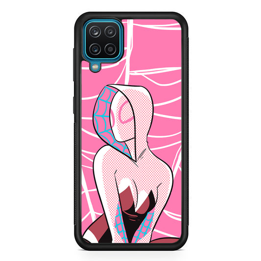 Spider Gwen Pink Theme Samsung Galaxy A12 Case