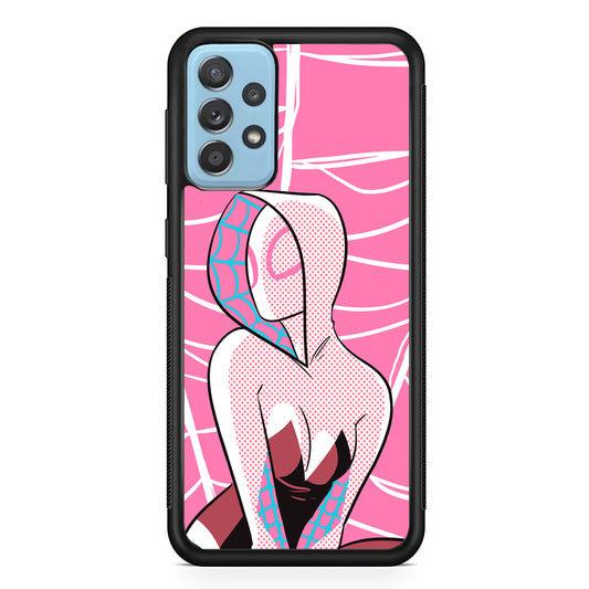 Spider Gwen Pink Theme Samsung Galaxy A52 Case