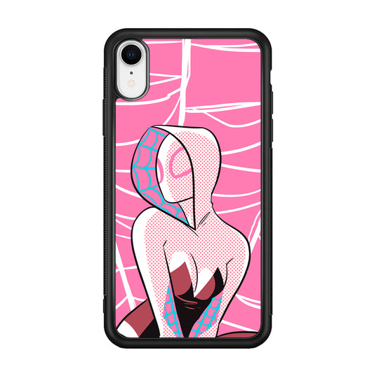 Spider Gwen Pink Theme iPhone XR Case