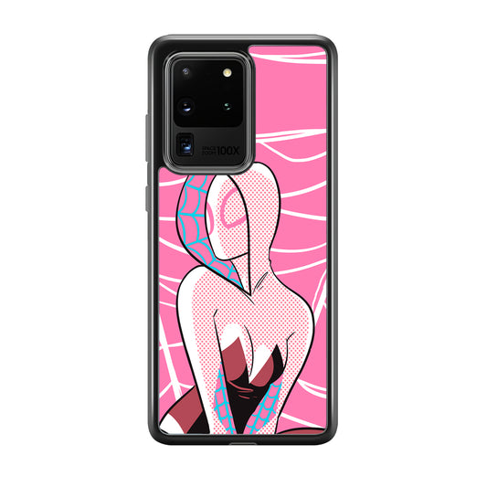 Spider Gwen Pink Theme Samsung Galaxy S20 Ultra Case