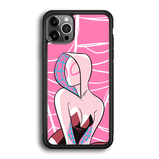 Spider Gwen Pink Theme iPhone 12 Pro Max Case