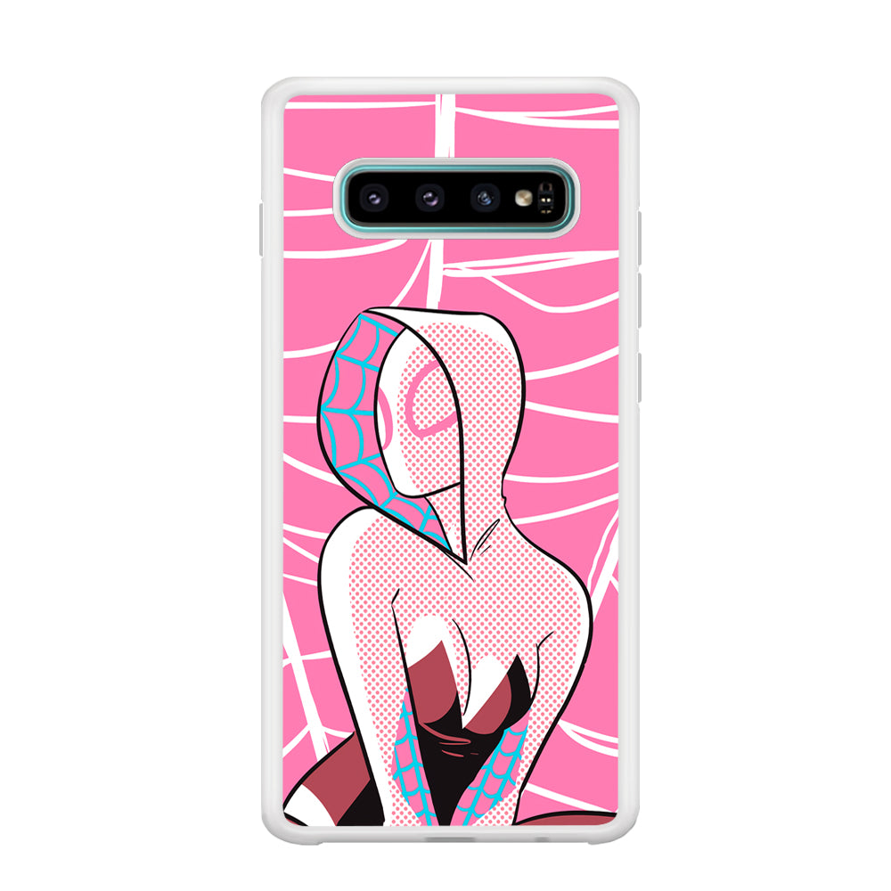 Spider Gwen Pink Theme Samsung Galaxy S10 Case