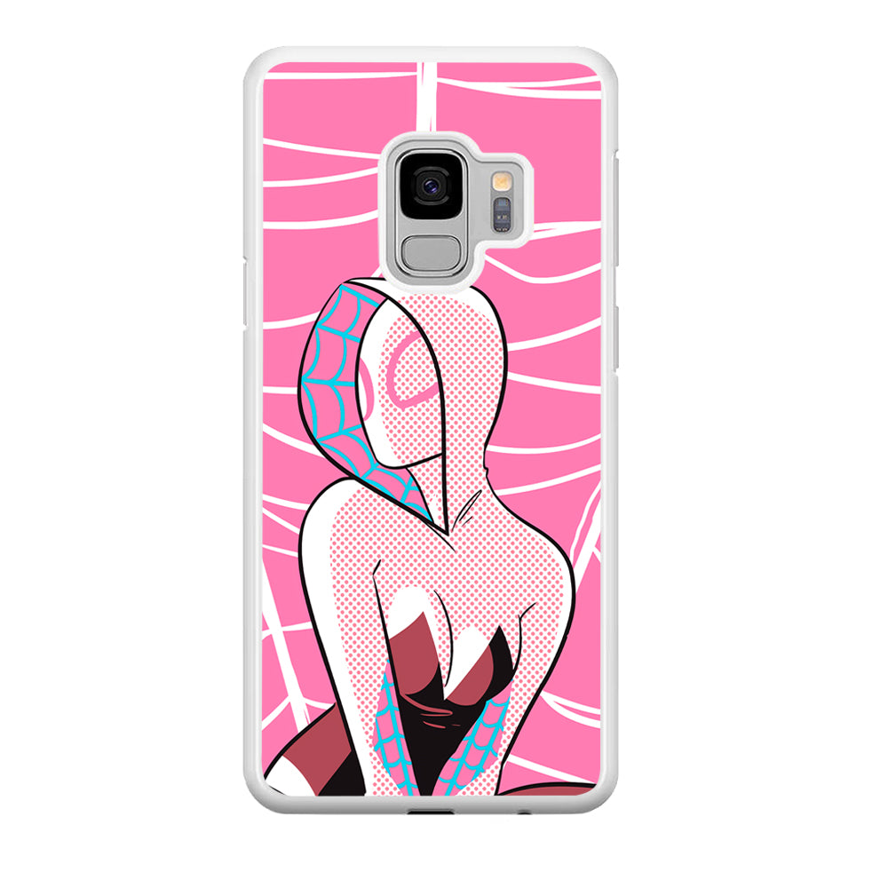 Spider Gwen Pink Theme Samsung Galaxy S9 Case