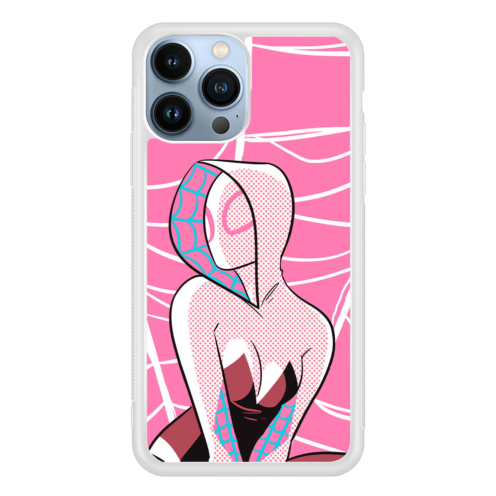 Spider Gwen Pink Theme iPhone 13 Pro Max Case