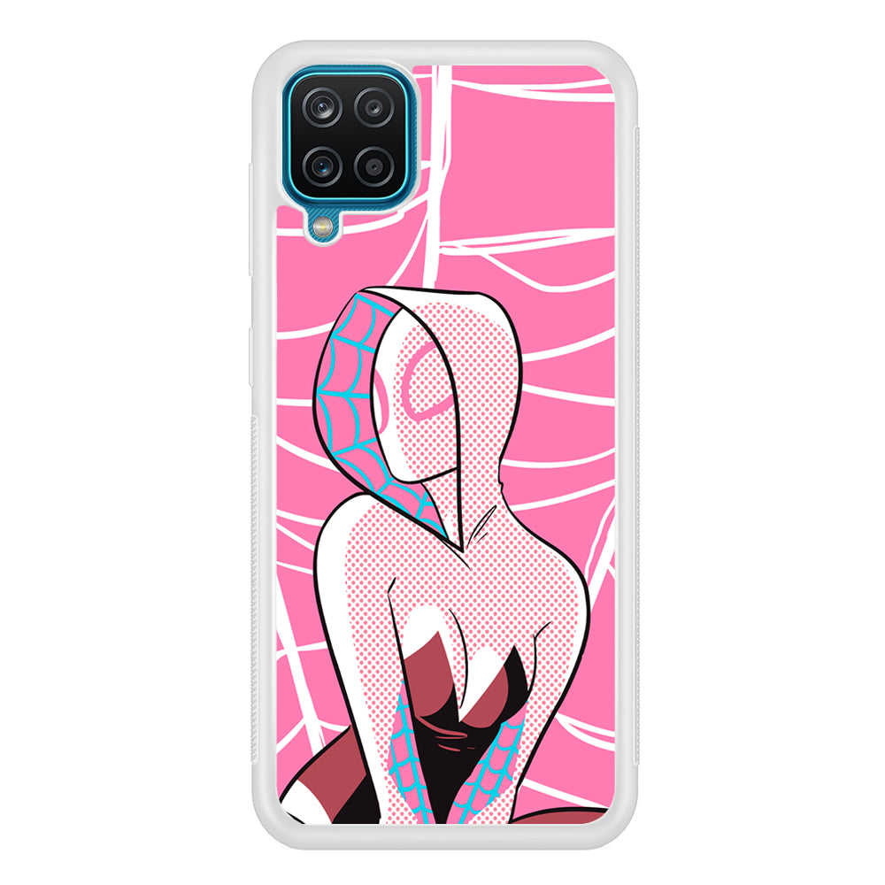 Spider Gwen Pink Theme Samsung Galaxy A12 Case