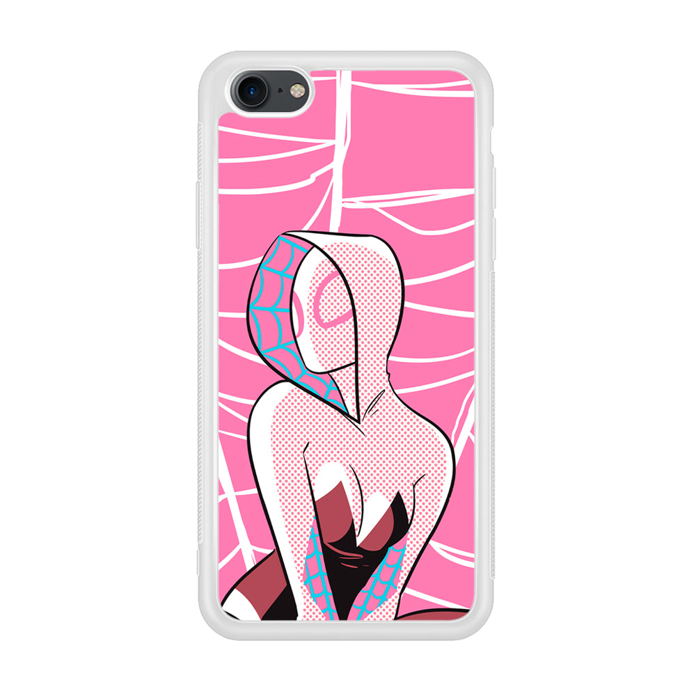 Spider Gwen Pink Theme iPhone 8 Case