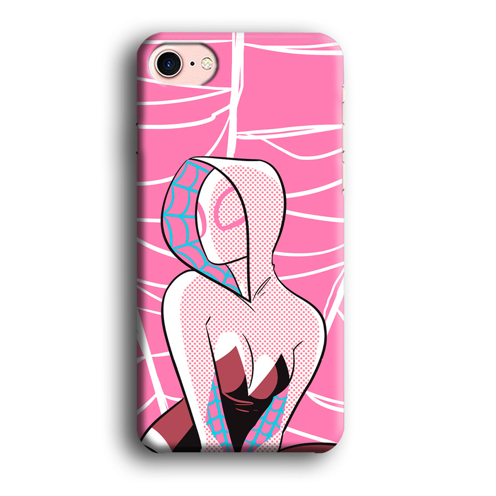 Spider Gwen Pink Theme iPhone 8 Case