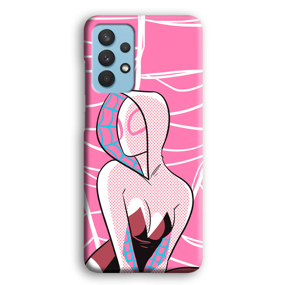 Spider Gwen Pink Theme Samsung Galaxy A32 Case
