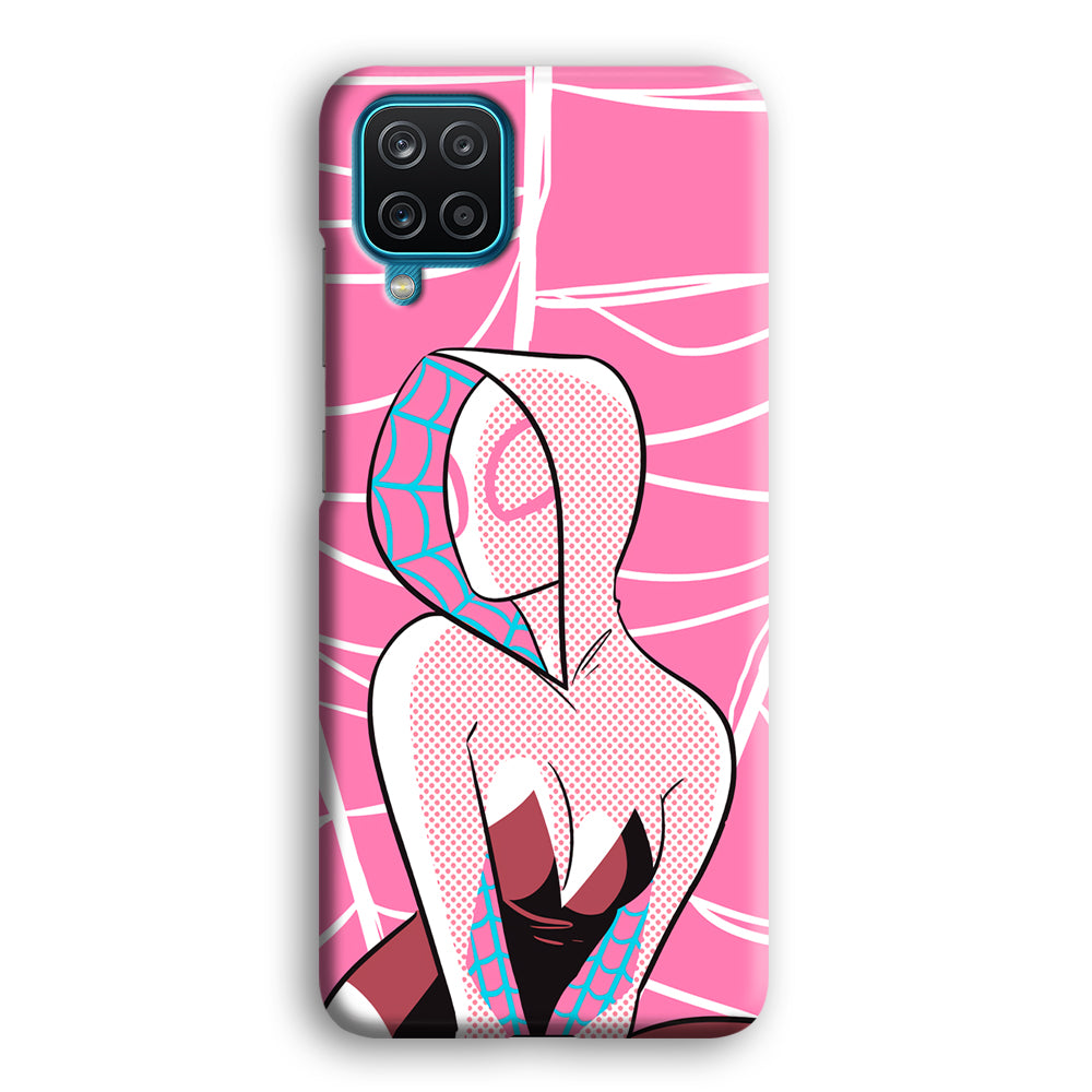 Spider Gwen Pink Theme Samsung Galaxy A12 Case