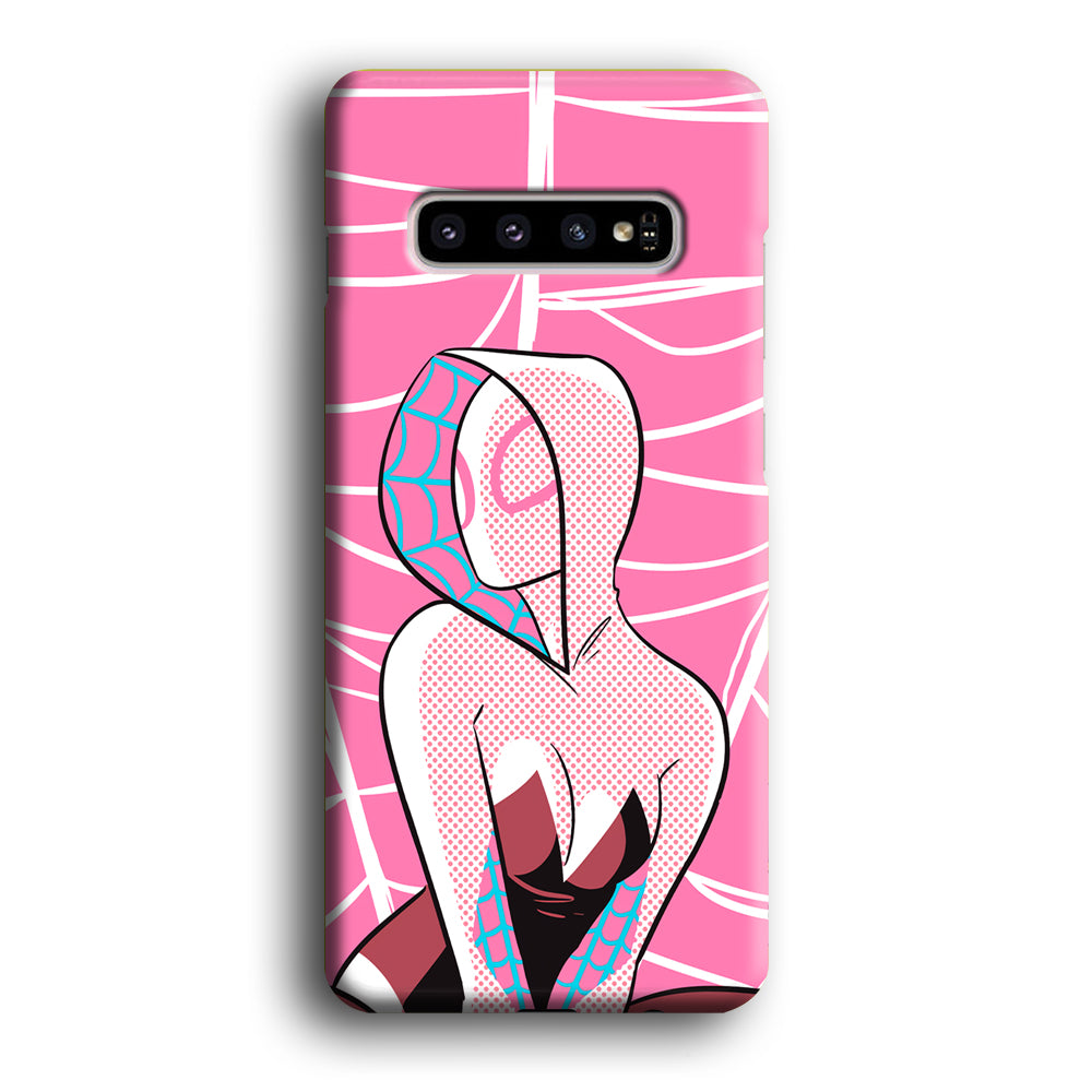 Spider Gwen Pink Theme Samsung Galaxy S10 Case