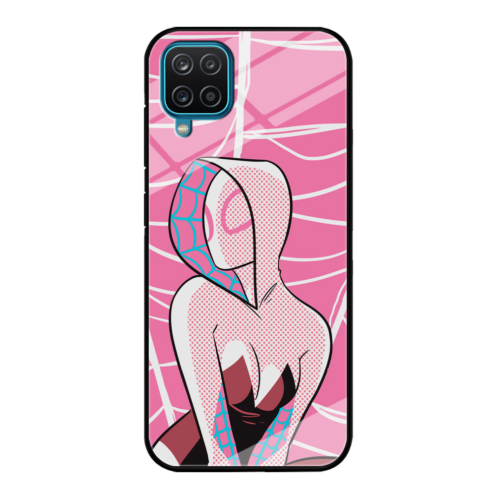 Spider Gwen Pink Theme Samsung Galaxy A12 Case