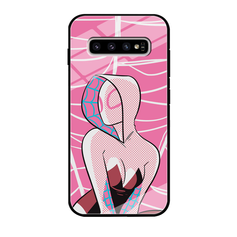 Spider Gwen Pink Theme Samsung Galaxy S10 Case