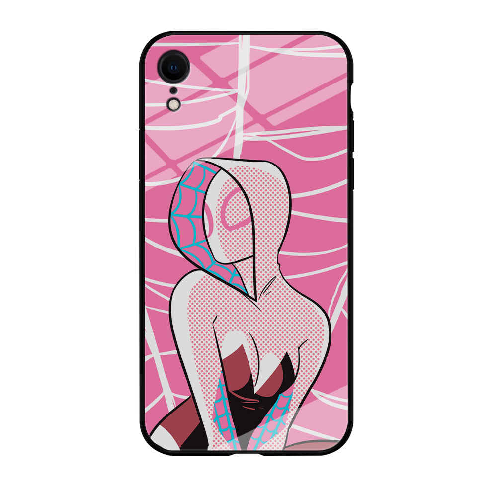 Spider Gwen Pink Theme iPhone XR Case