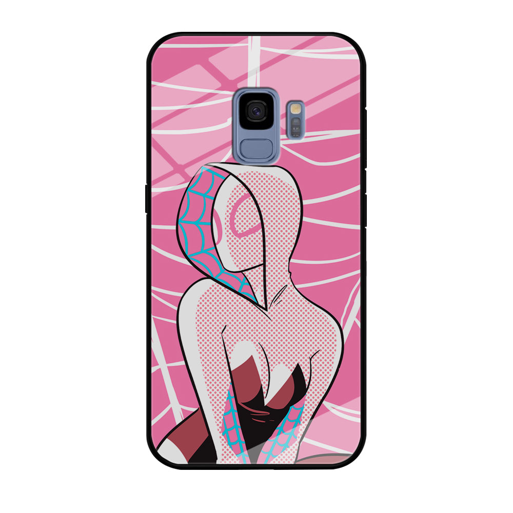 Spider Gwen Pink Theme Samsung Galaxy S9 Case